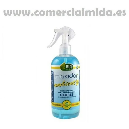 MICRODOR AMBIENT eliminador de olores ambientales en hogares con mascotas