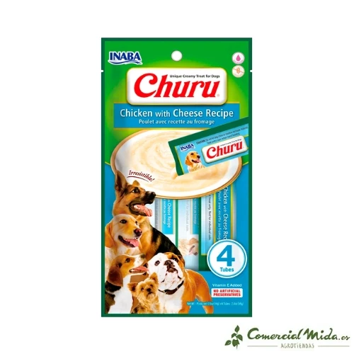 Churu DOG Snack Crema de pollo con queso