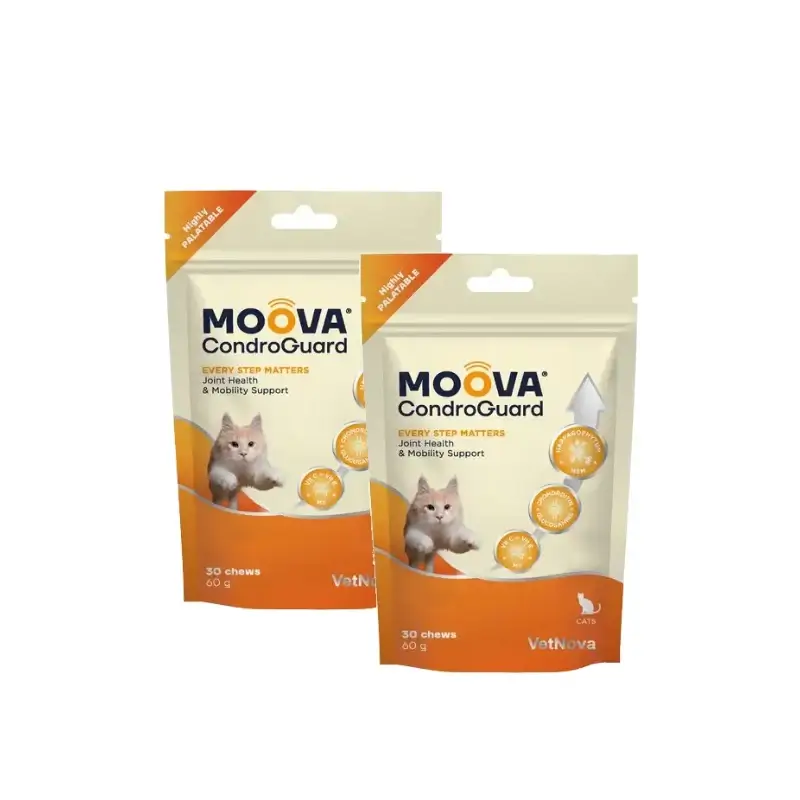Moova Condroguard gatos 30 chews, pack 2