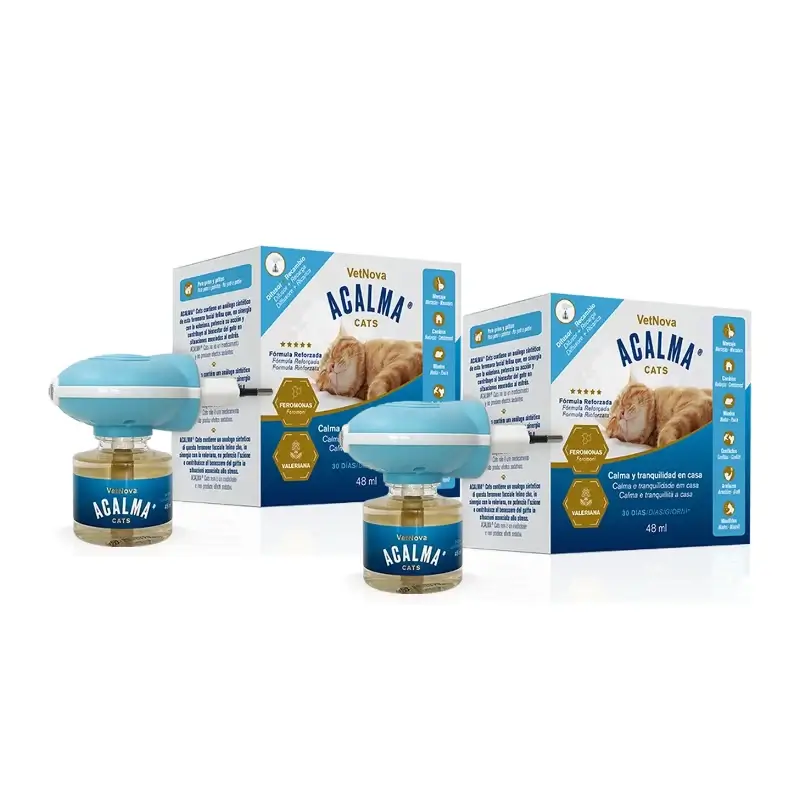 Vetnova Acalma gatos difusor + recambio 48 ml, pack 2