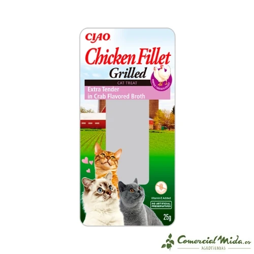 Churu CAT Filete pollo tierno caldo cangrejo