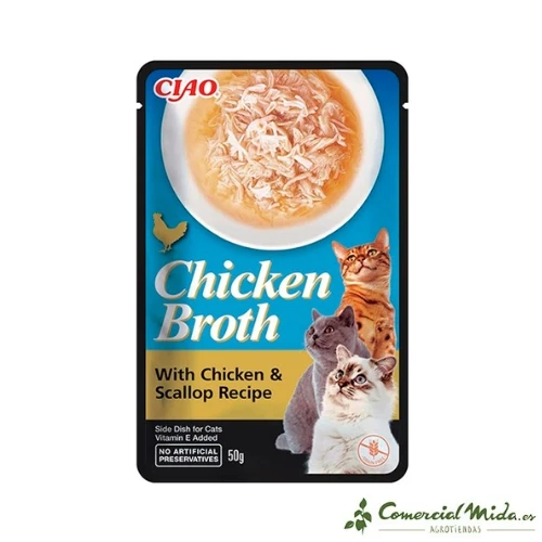 Churu CAT CALDO Pollo con Vieira