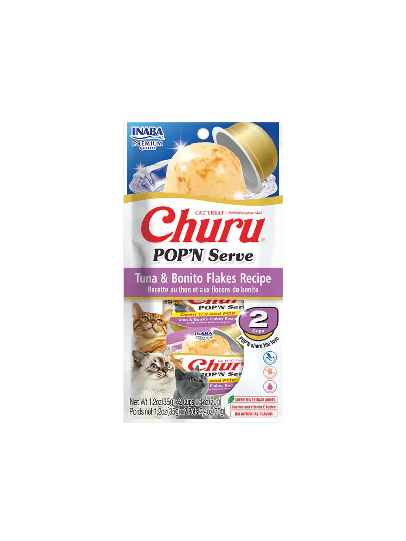 CHURU POP'N SERVE TUNA/BONITO 2 PZ 35 GR