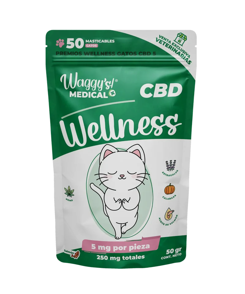 Waggy's Wellness 250 Gato 50 piezas
