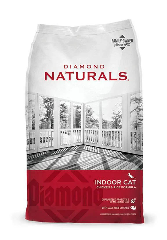 DIAMOND NATURALS-INDOOR CAT 32/14 (HAIRBALL CONTROL) 2.72 Kg