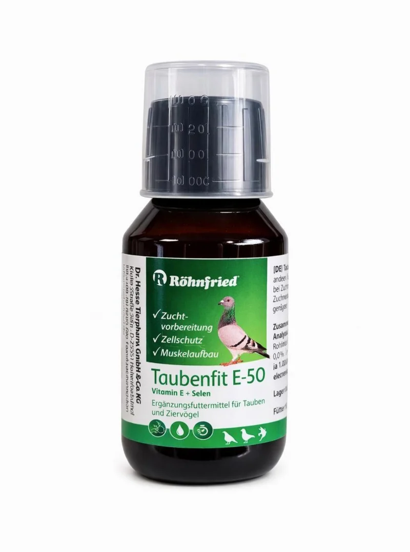 Taubenfit-E 50 Vit. E-Konzentrat (Vit. E Y Selenio, Periodo De Reproducción Y Vuelo) 100ml