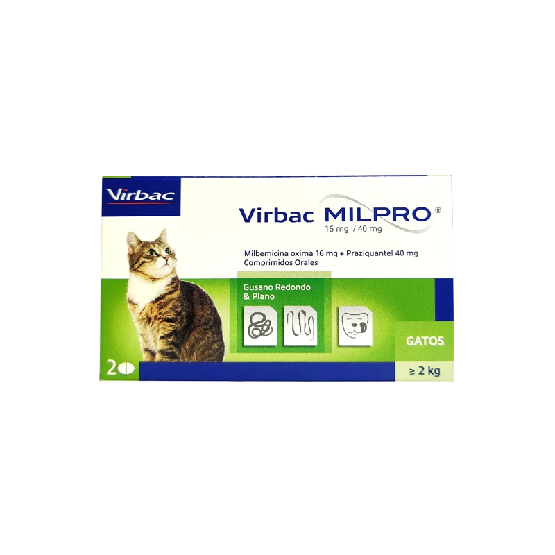 Milpro Antiparasitarios Gatos Mas de 2 kilos