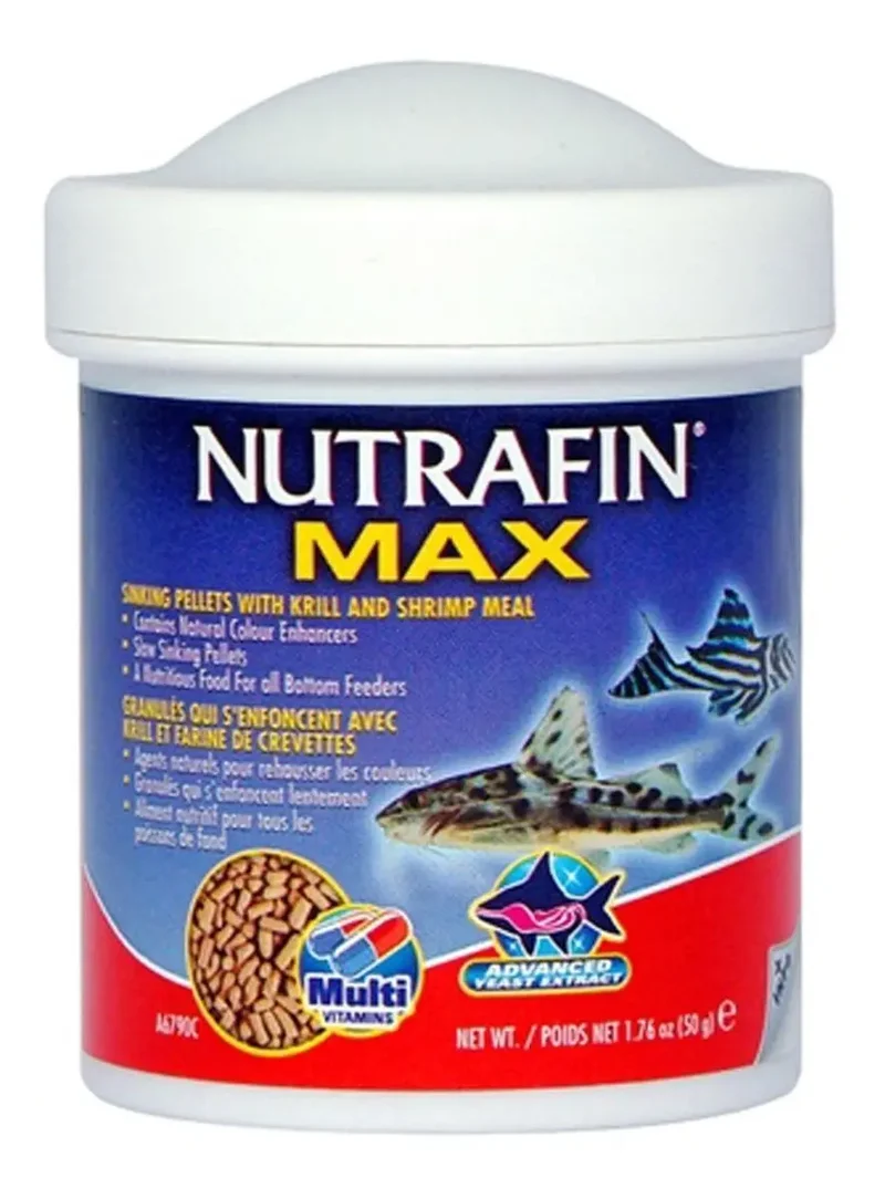 ACUARIO NUTRAFIN MAX PECES FONDO KRILL /CAMARONES 50G