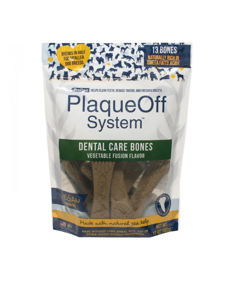 PRODENT PLAQUEOFF DENTAL BONES (VEGGIE)