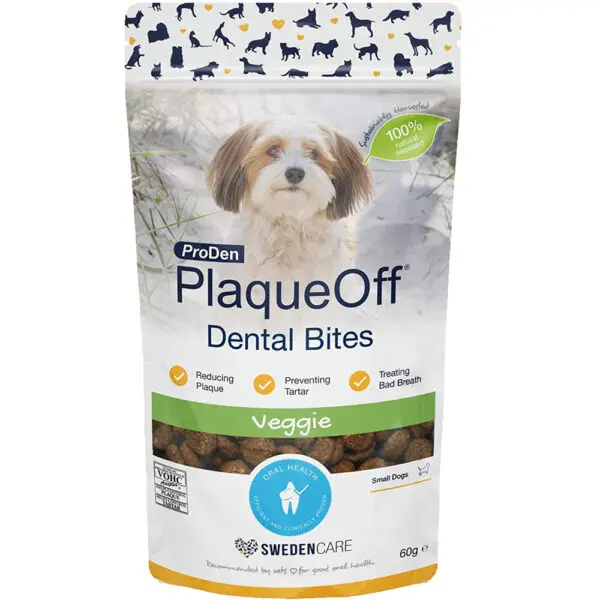 PLAQUEOFF PERRO SNACK 60 gr