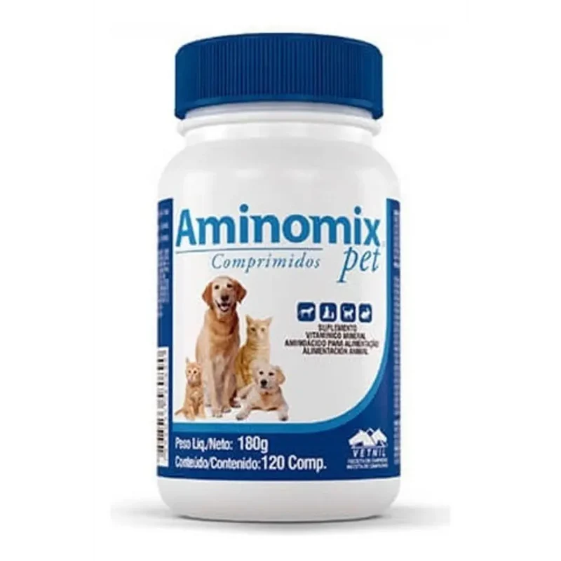 Aminomix Pet Complemento Vitamínico X 120 Comprimidos