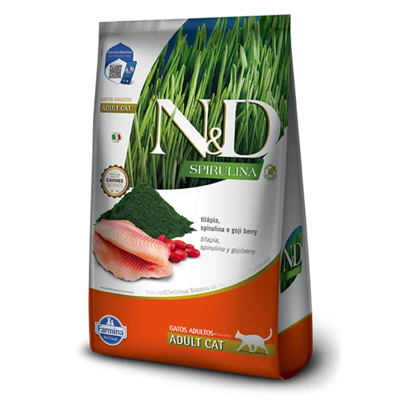 N&D CAT ESPIRULINA TILAPIA ADT 1.5KG
