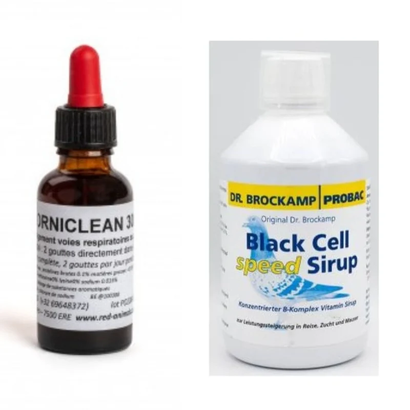 Orniclean 30ml + Jarabe Black Cell 500ml