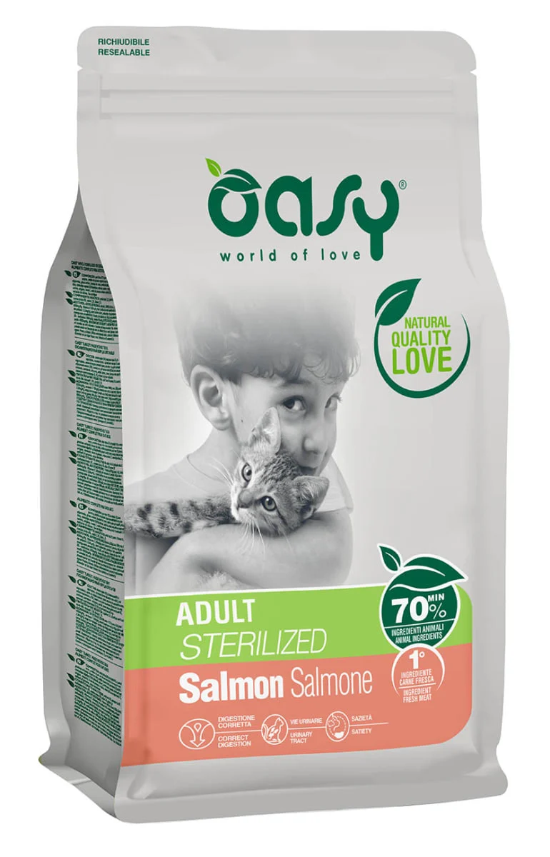 OASY FELINO LIFESTAGE STERILIZED SALMON