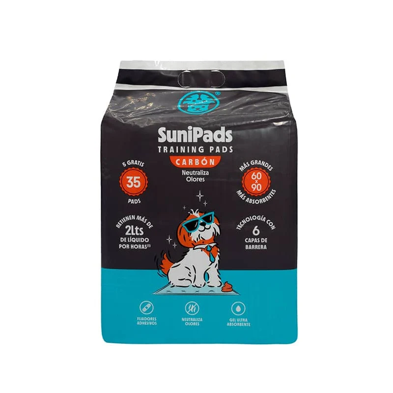 SABANILLA SUNIPADS DE CARBON 30 UNIDADES 60X90 CM