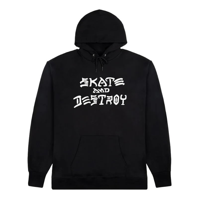SKATE AND DESTROY BLACK PULLOVER