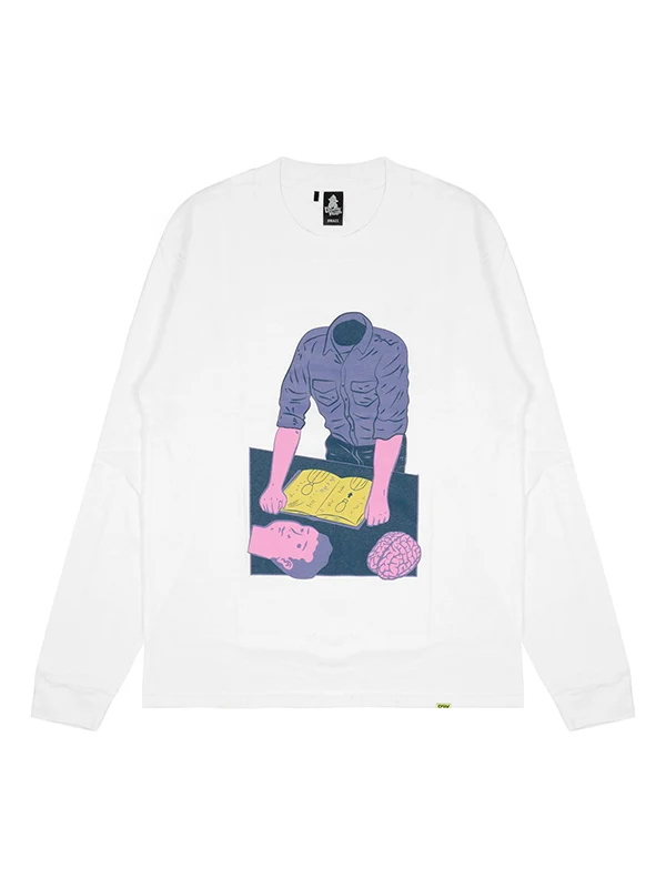 LIBERATE WHITE LONGSLEEVE