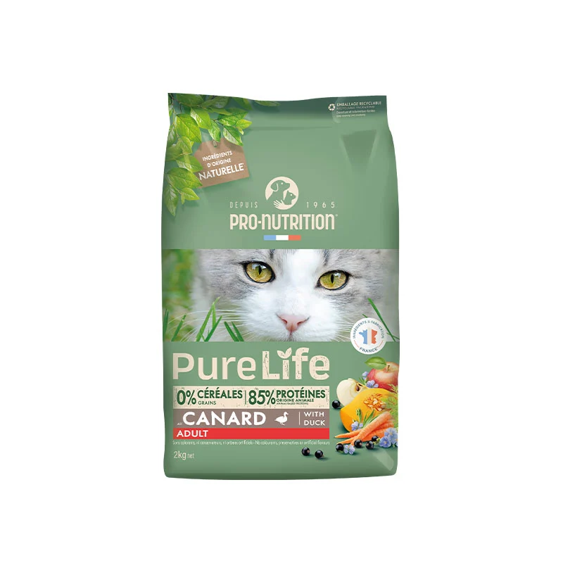 Pure Life Adult cat with duck 8 kg