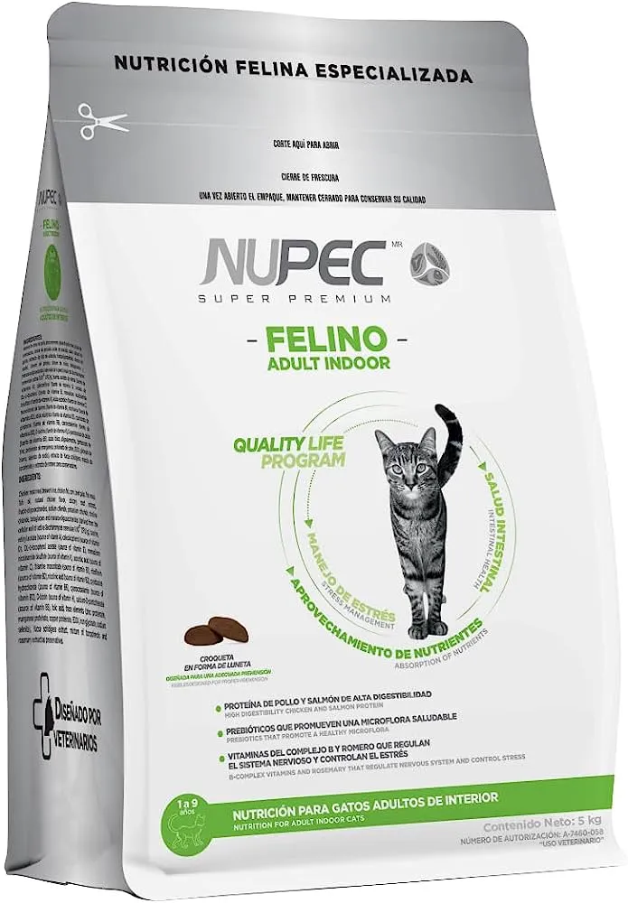 NUPEC GATO ADULT INDOOR 5 KGS