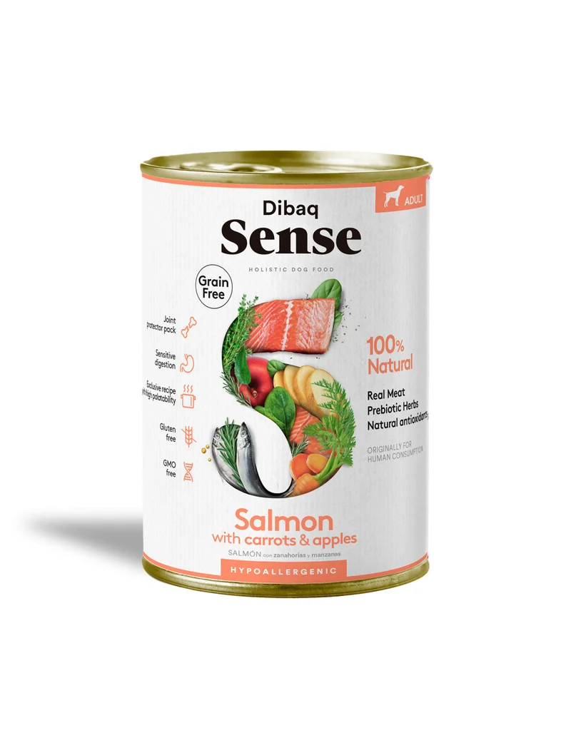 SENSE LATA PERRO ADULTO SALMON 380 GR