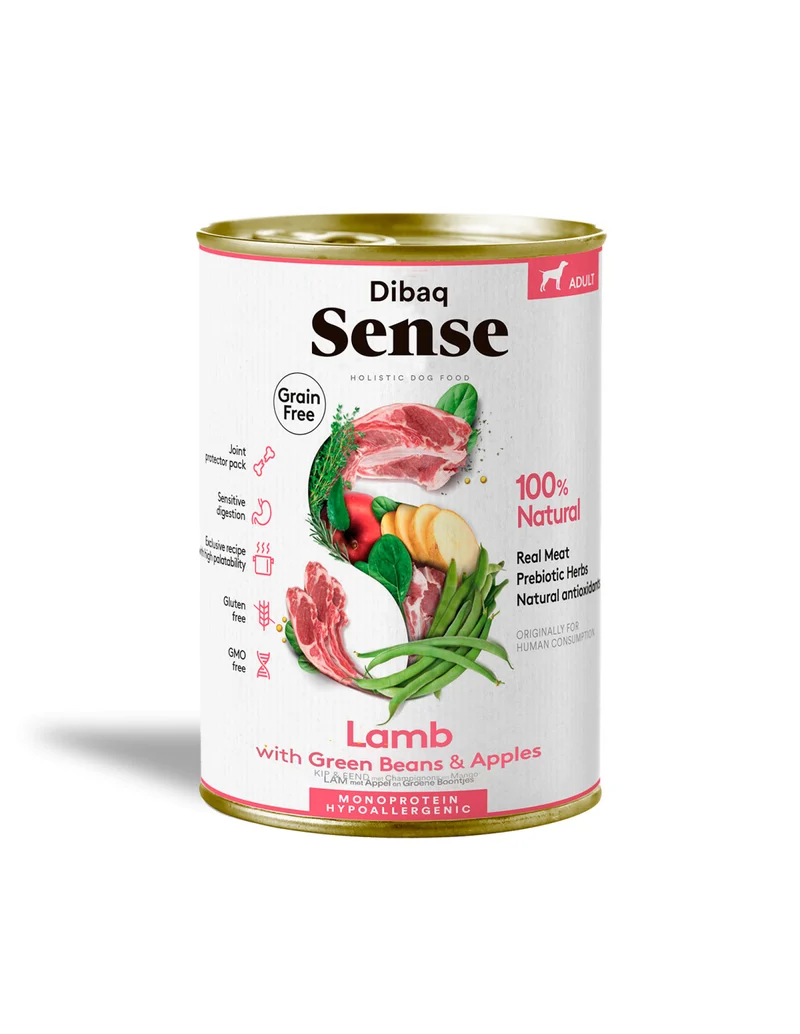 SENSE LATA PERRO ADULTO CORDERO 380GR