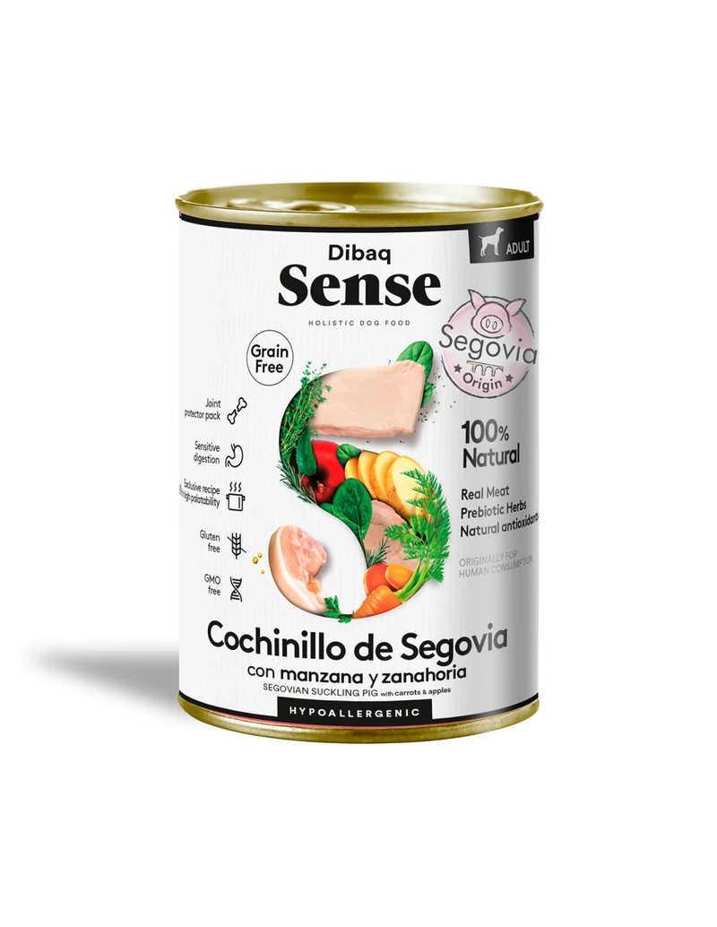 SENSE LATA PERRO ADULTO COCHINILLO 380 GR