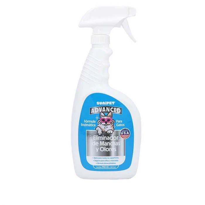 SUNIPET ENZIMATICO GATO ELIMINADOR DE OLORES Y MANCHAS