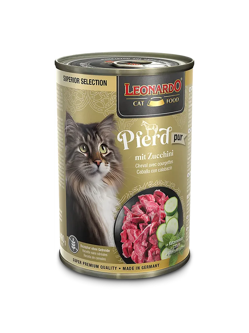 Leonardo Lata Caballo con Calabacín 400g