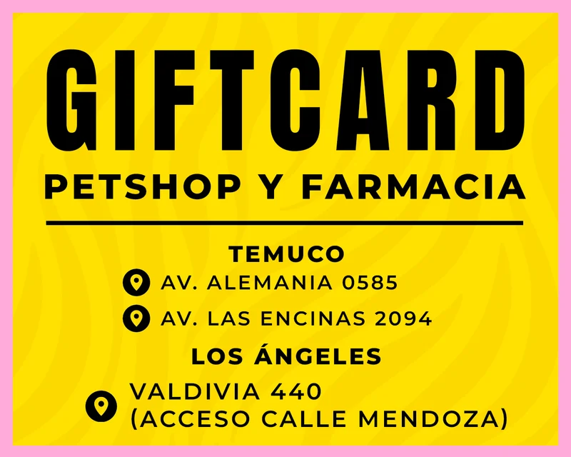 REGALA UNA GIFTCARD PARA USAR EN ESPACIO ANIMAL