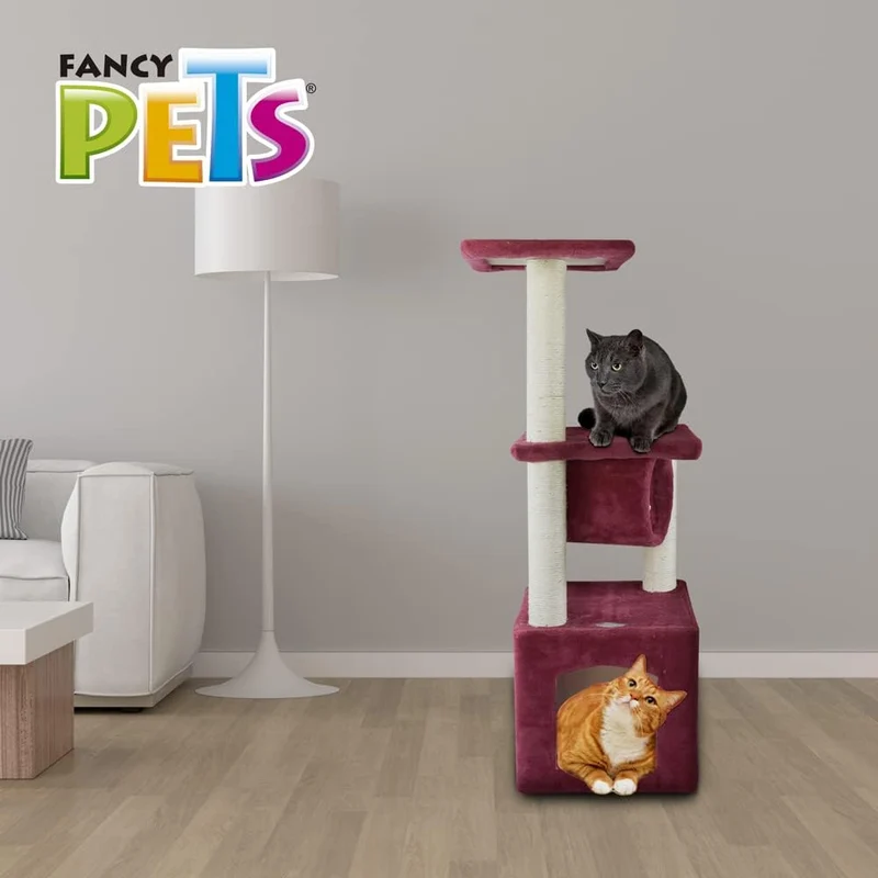Fancy Pets Mueble/Rascador para Gato Alejandria de 92 Centímetros de Altura