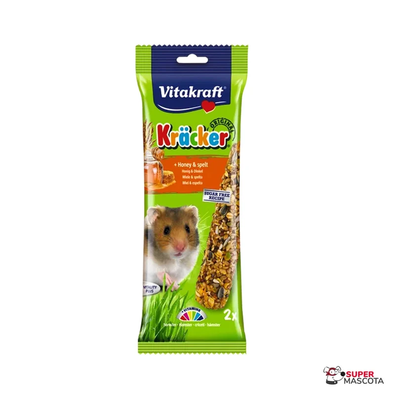 Barritas miel para hamster 2 unidades