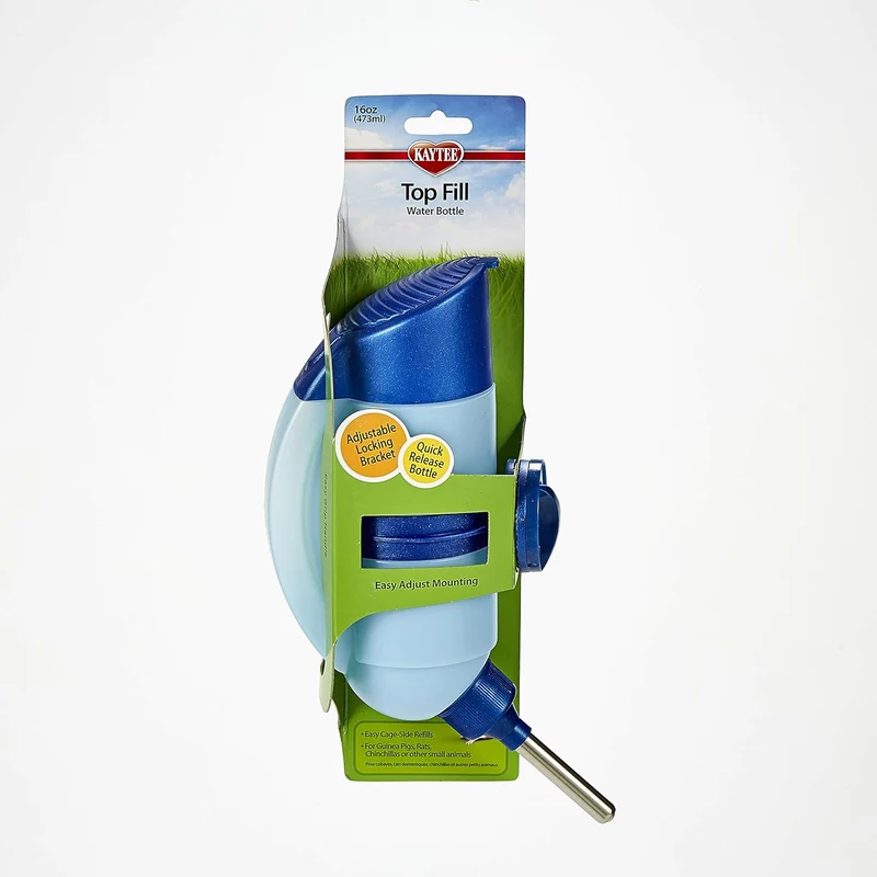 Kaytee Bebedero Botella de Agua de Llenado Superior 473 Ml (16 Oz)