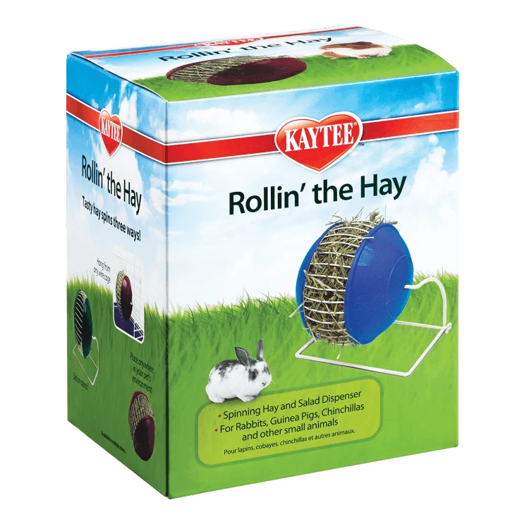 Kaytee Rollin Dispensador de Heno Giratorio