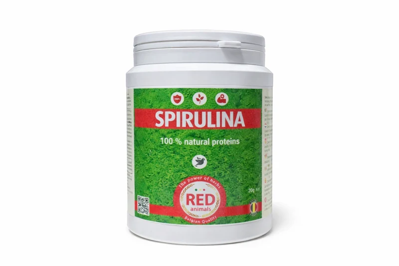 Espirulina (Fuente de proteína, alga) 300 gramos - Animales rojos
