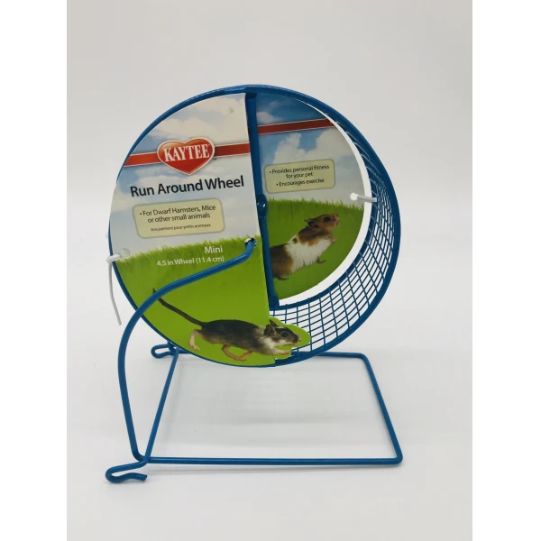 Rueda de Ejercicio de Metal Kaytee Para Animales Pequeños (Variedad de Colores)