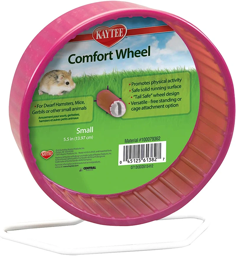 Rueda de Ejercicio Kaytee Comfort Animales Pequeños (Variedad de Colores)