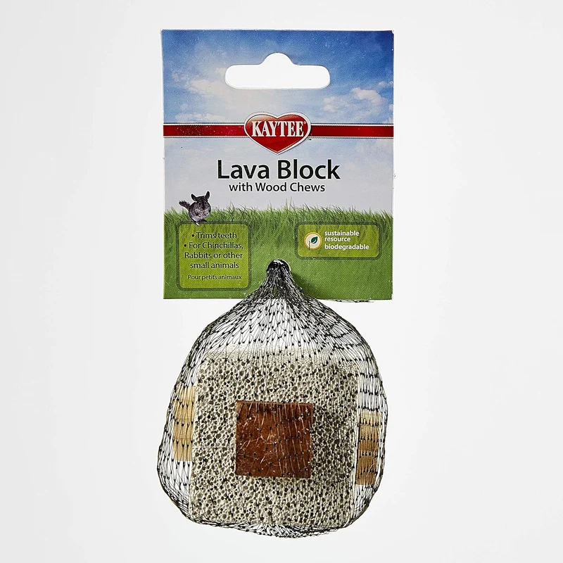 Super Pet Kaytee Bloque de Lava con masticables de Madera