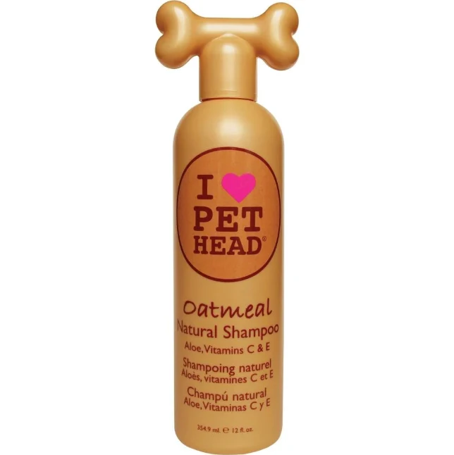 Pet Head, Shampoo Natural Oatmeal Para Perro 12 oz (354.9ml)