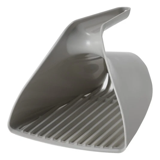 Pala y cernidor con asa para arenero Color Gris (+98% de Plástico Reciclado)