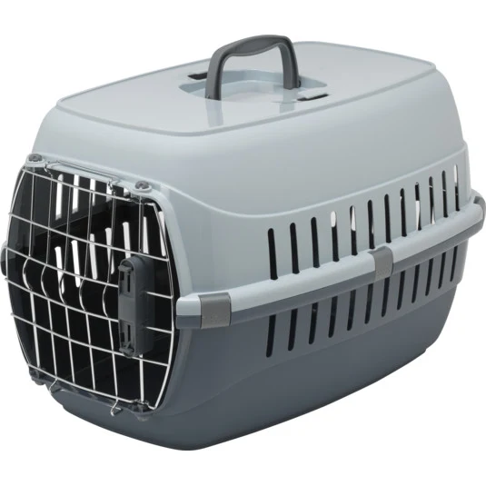 Moderna Products, Transportadora económica Road Runner para mascota puerta de metal con cerradura Mediana
