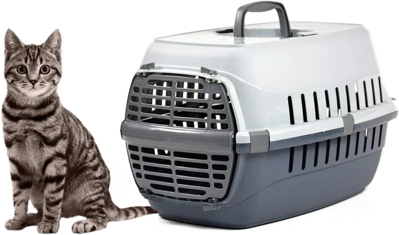 Moderna Products, Transportadora económica Road Runner para mascota puerta de plástico, (Reciclada)
