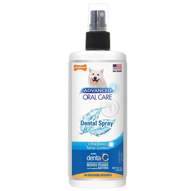 Nylabone Advanced Oral Care, Spray dental de cuidado bucal para perros