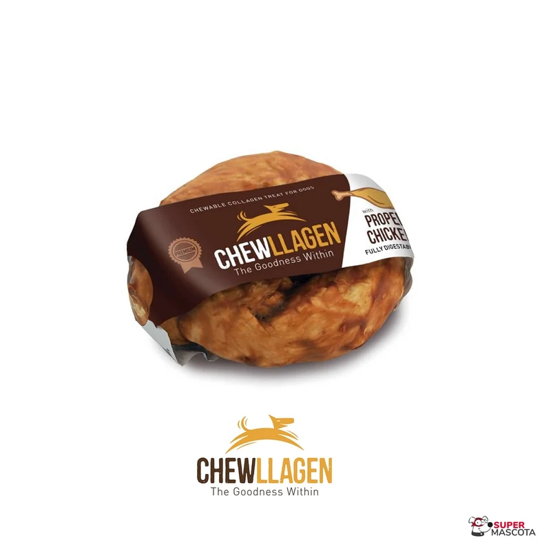 Chewllagen donut de colágeno con pollo 10 cm