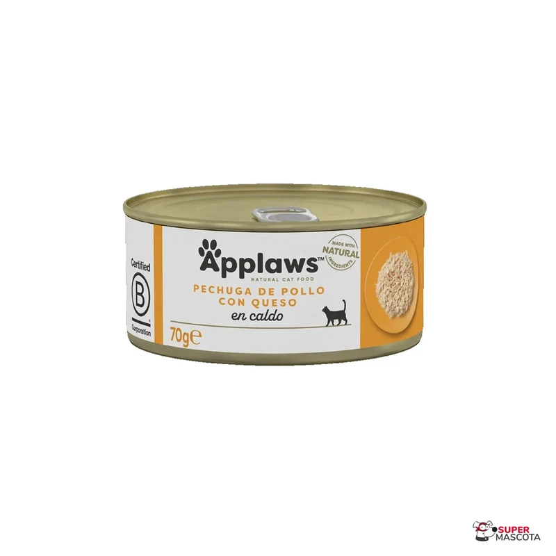 Applaws pechuga de pollo con queso 70 g