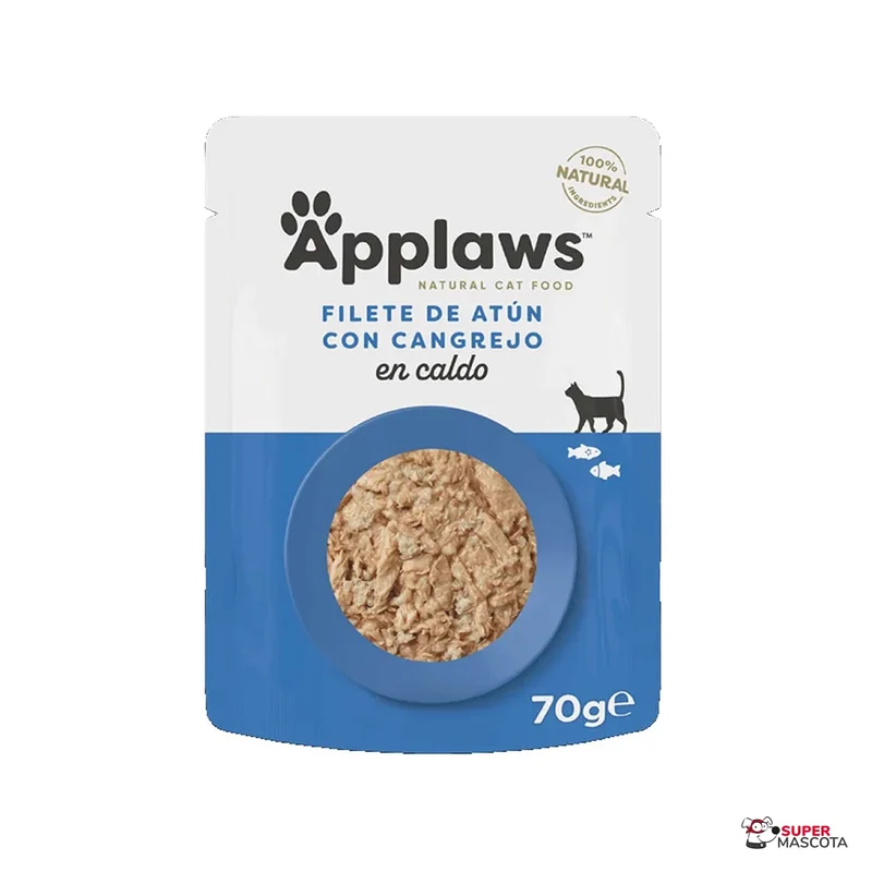 Applaws atún con cangrejo en caldo 70 g