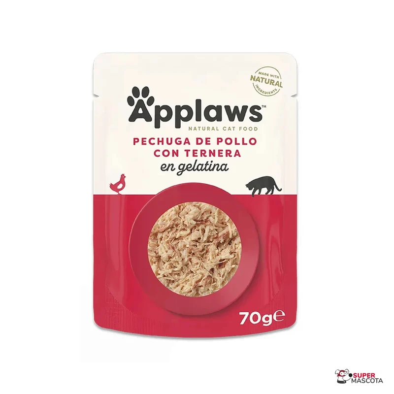 Applaws pollo con ternera en gelatina 70 g