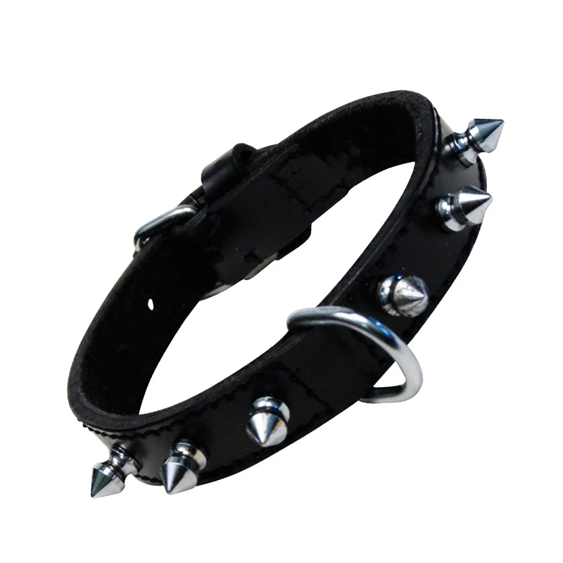 Gloria Collar Piel 1 Fila De Pinchos 55 cm x 19 mm