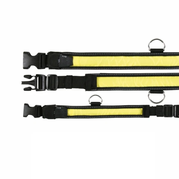 Collar Flash, M-L, 40-55cm/35mm, Negro/Amarillo