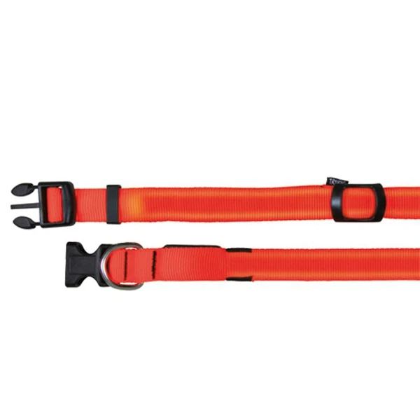 Collar Flash, M-L, 40-55cm/25mm, Naranja