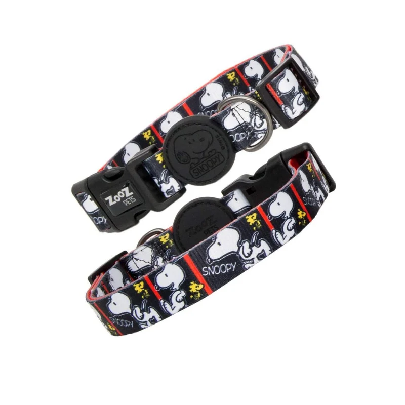 Collar F Snoopy Negro S